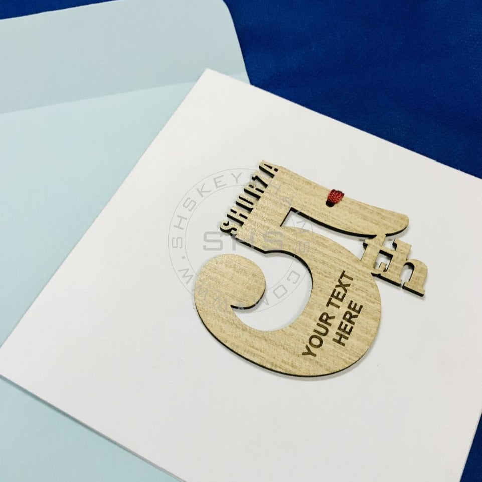 Greeting Card - Customizable Anniversary Date