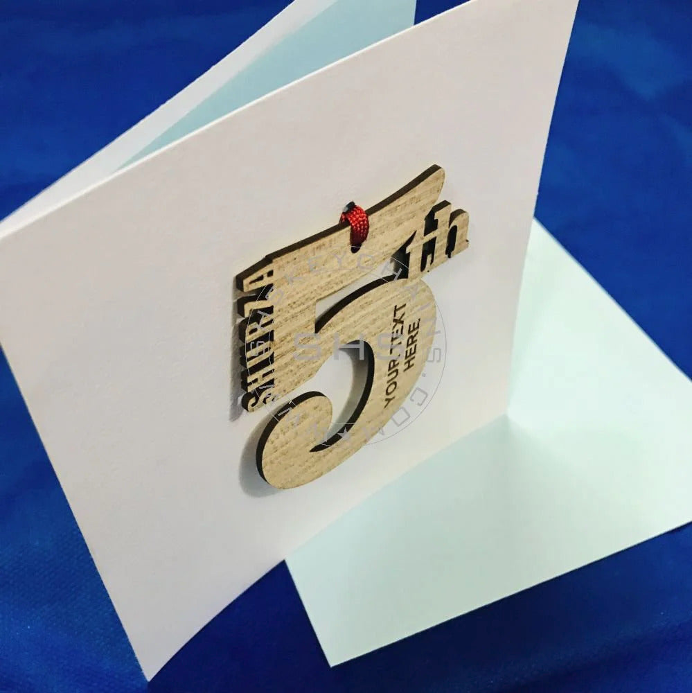 Greeting Card - Customizable Anniversary Date