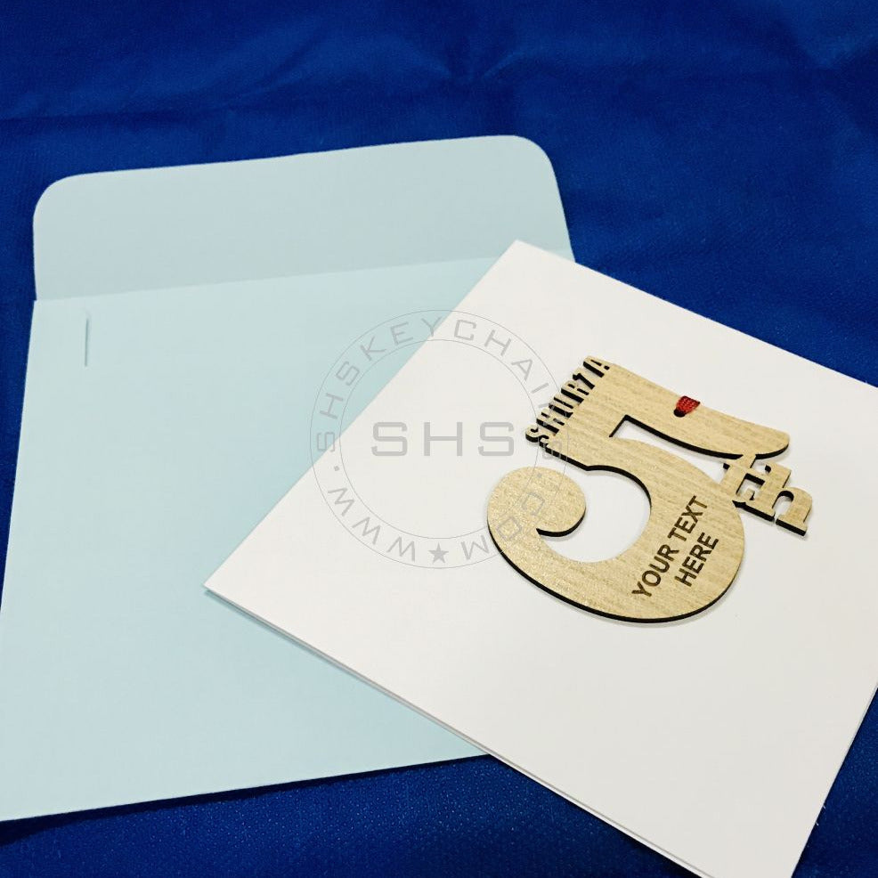 Greeting Card - Customizable Anniversary Date