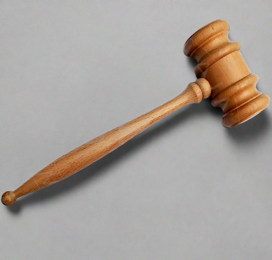 Beech Wood Gavel for Law Firms - Medium