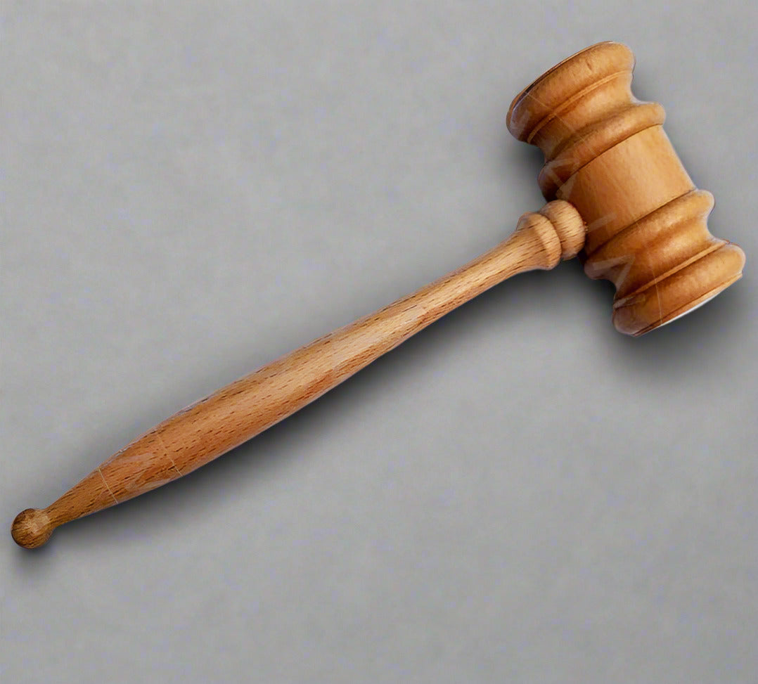 Beech Wood Gavel for Law Firms - Medium