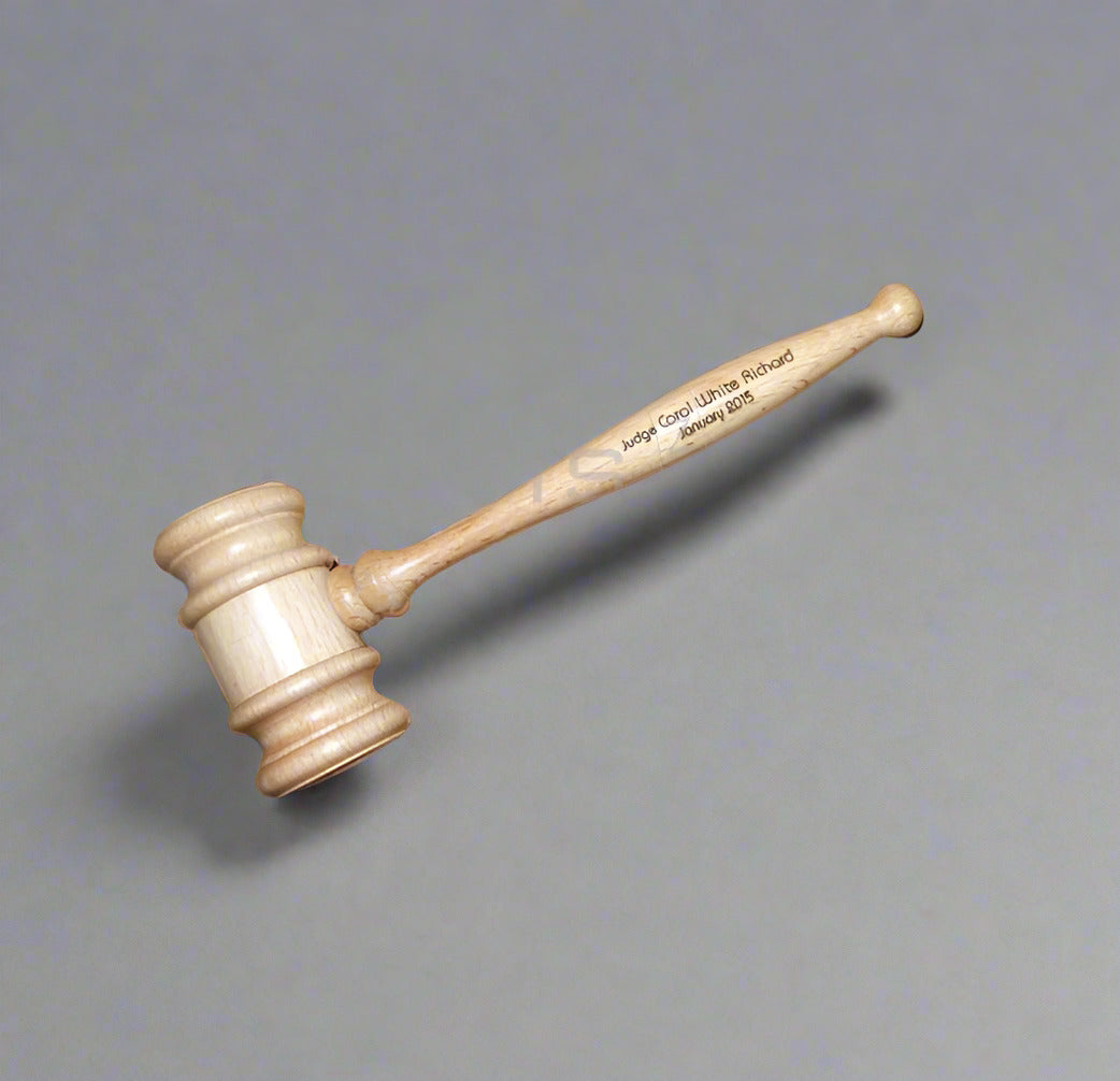 Beech Wood Gavel for Law Firms - Medium