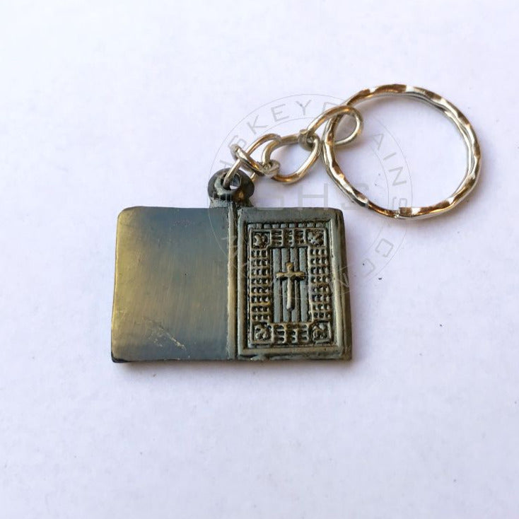 Holy Bible Shaped keychain for Christians