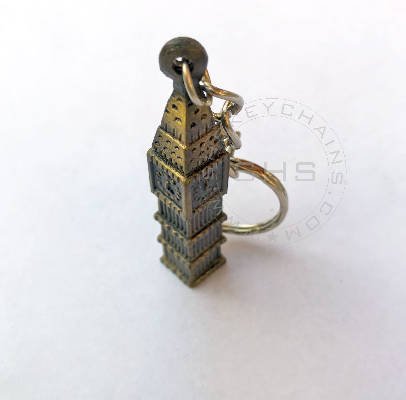 Miniature Big Ben shaped keychain