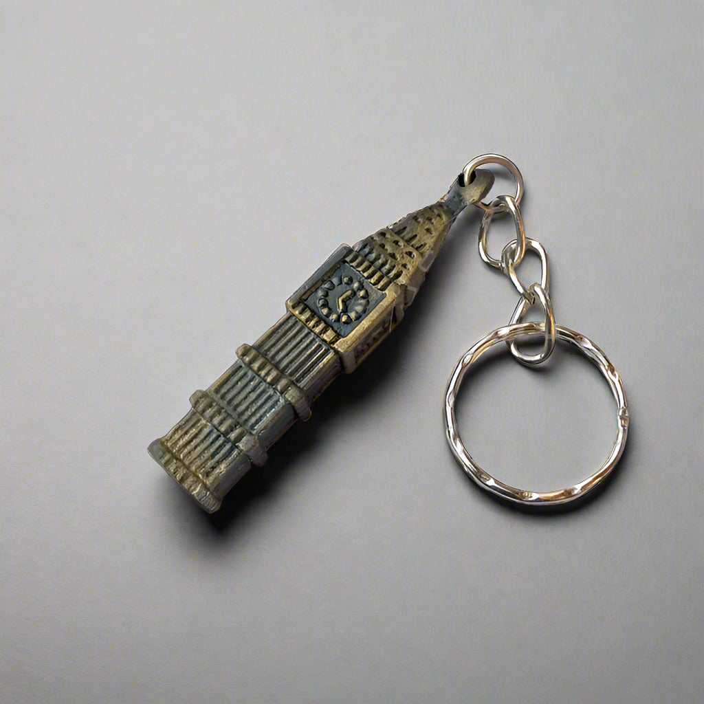 Miniature Big Ben shaped keychain