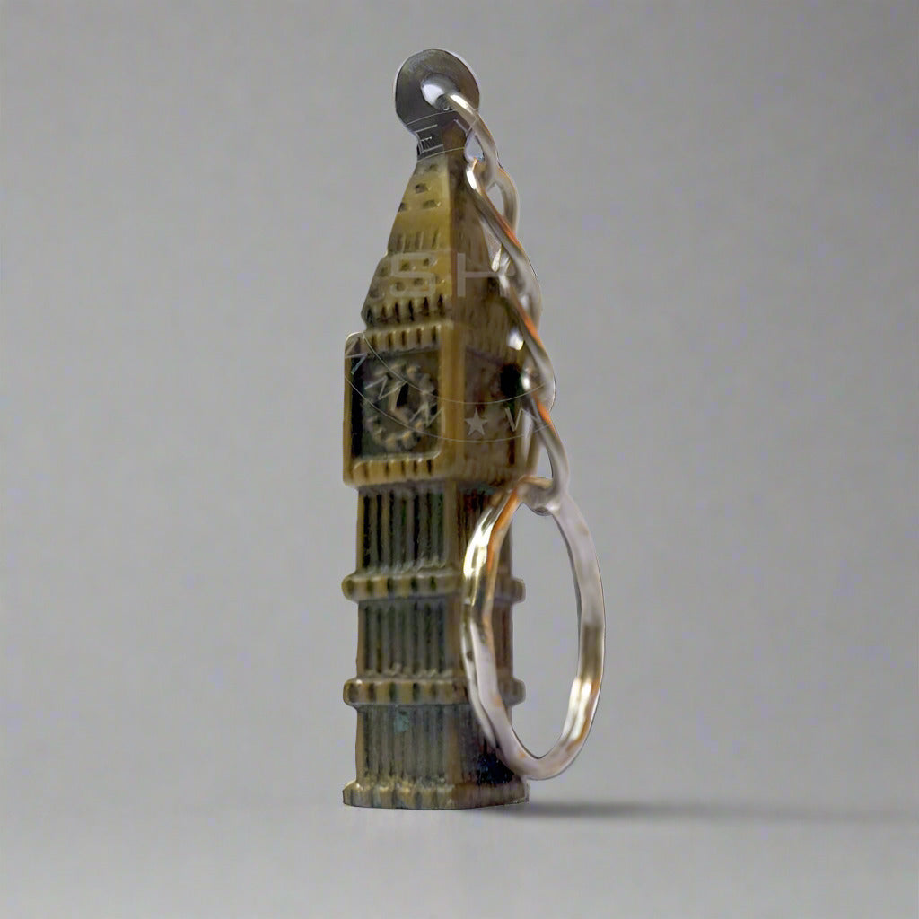 Miniature Big Ben shaped keychain