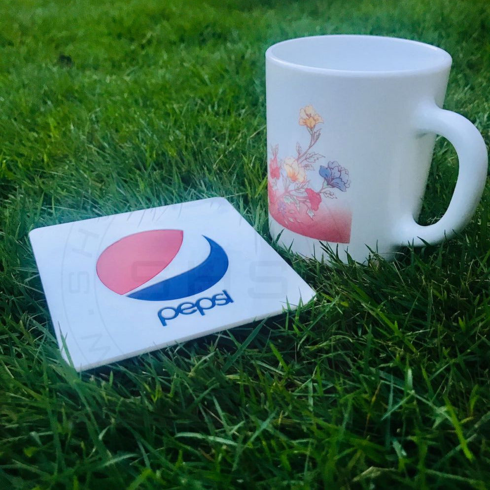 Acrylic Coasters with Customizable Business Logo