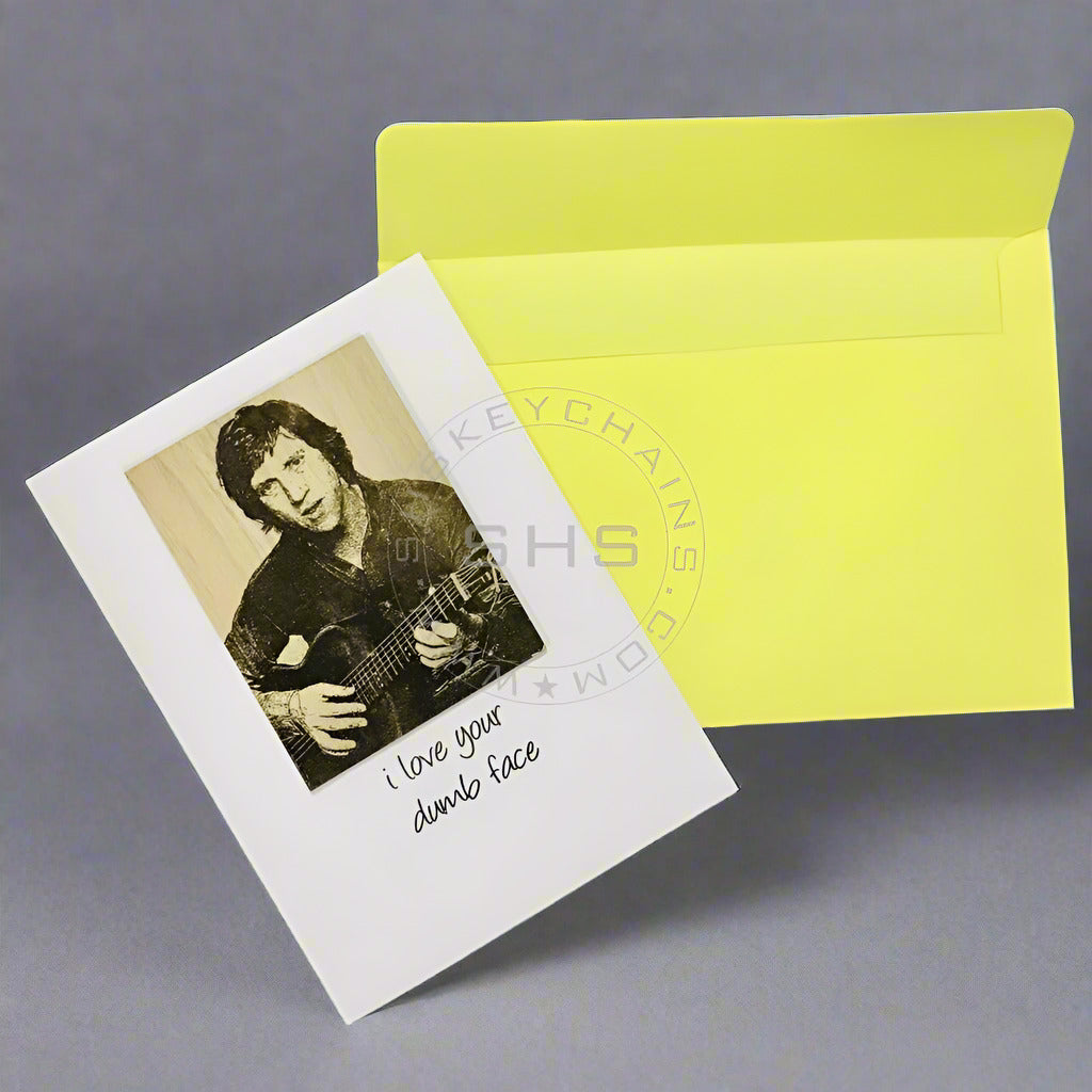 Customizable Laser Engraved Picture Greeting Card