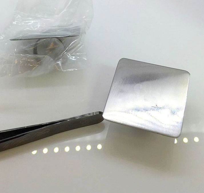 Stainless Steel Finger Eyelashes Palette