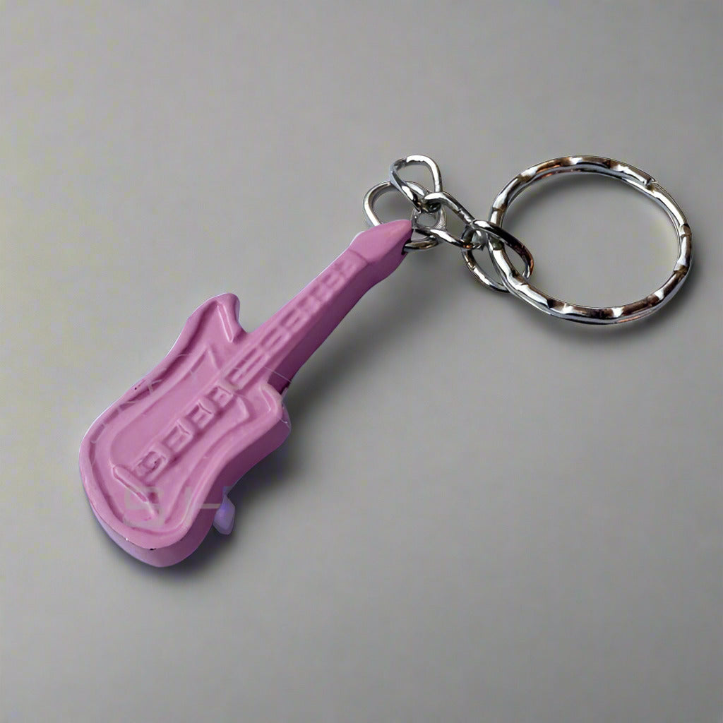 Guitar Shaped keychain for Music Lovers