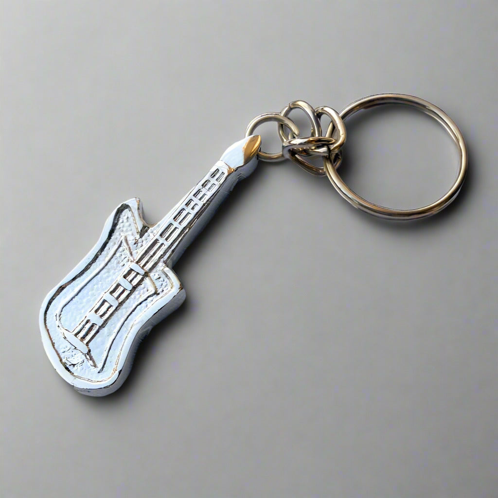 Guitar Shaped keychain for Music Lovers