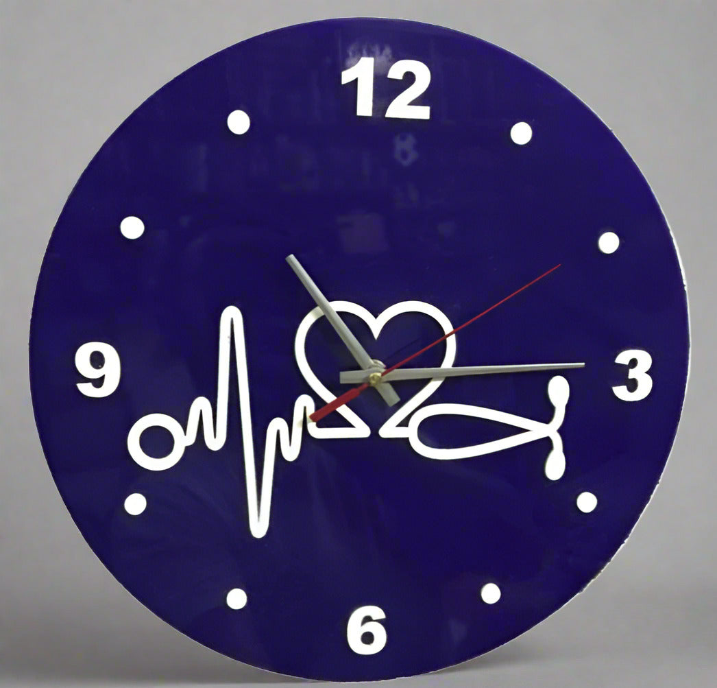 Medical Theme Acrylic Clock for Clinics