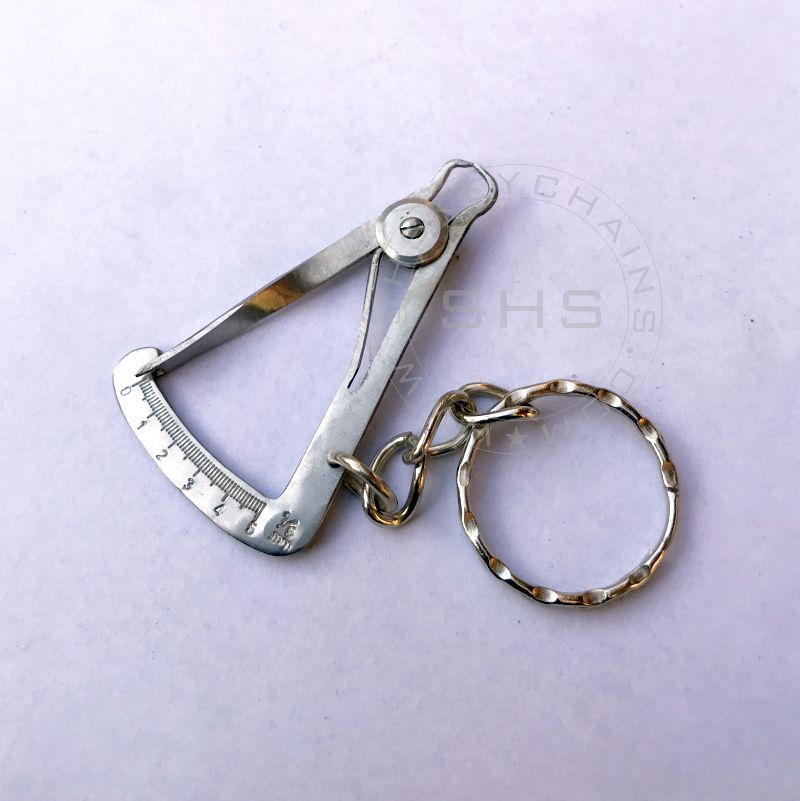 Miniature Iwanson Dental Calipers keychain