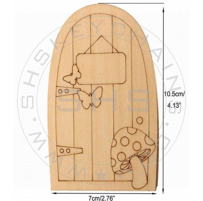 Laser Cut Miniature Fairy Doors-Pack of Ten