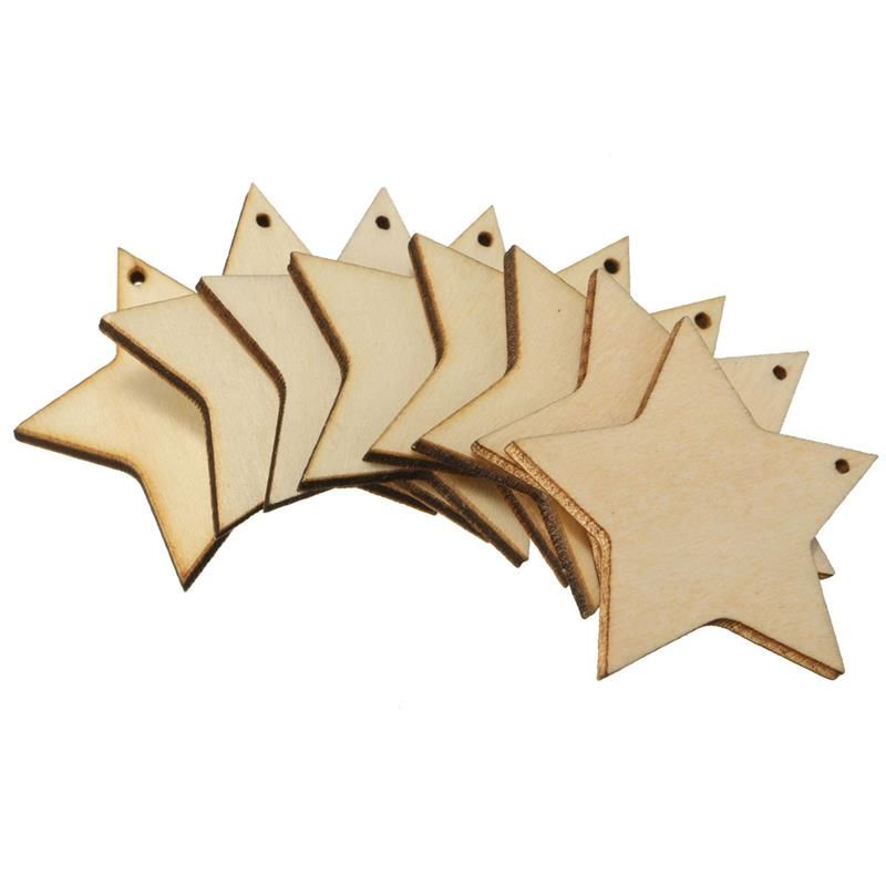 Laser Cut Plywood Stars-2.5 inches- Pack of 24