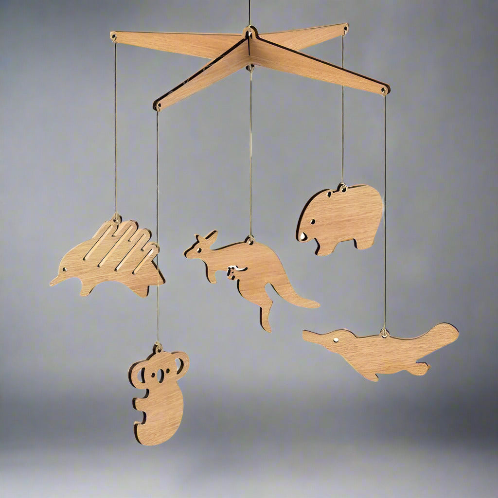 Laser Cut Wooden Australian Theme Chimes for Kids