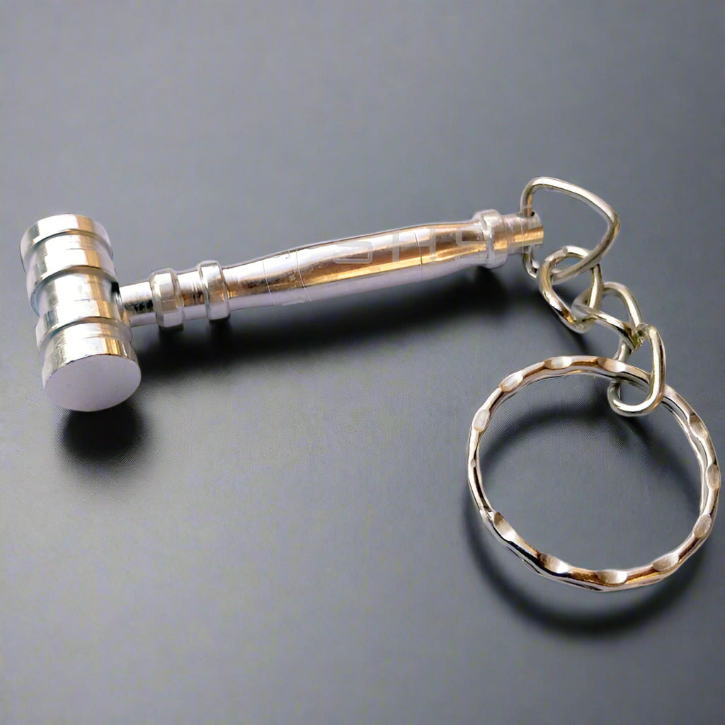 Keyring - Miniature Gavel for Law Professionals - Aluminum