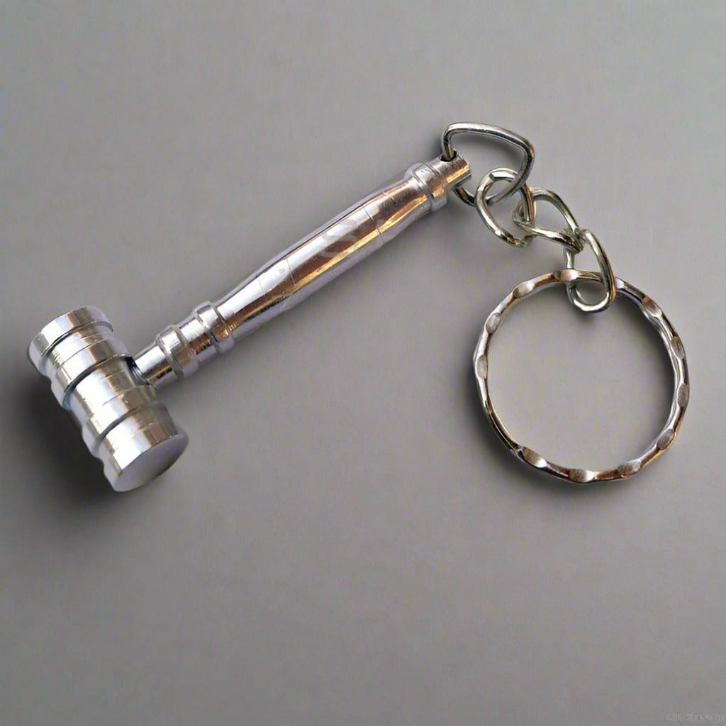 Keyring - Miniature Gavel for Law Professionals - Aluminum