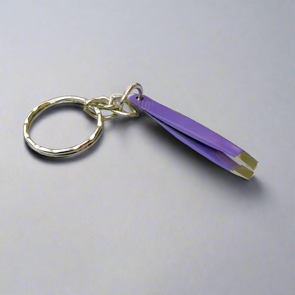 Miniature Pink Tweezers keychain - Assorted Colors