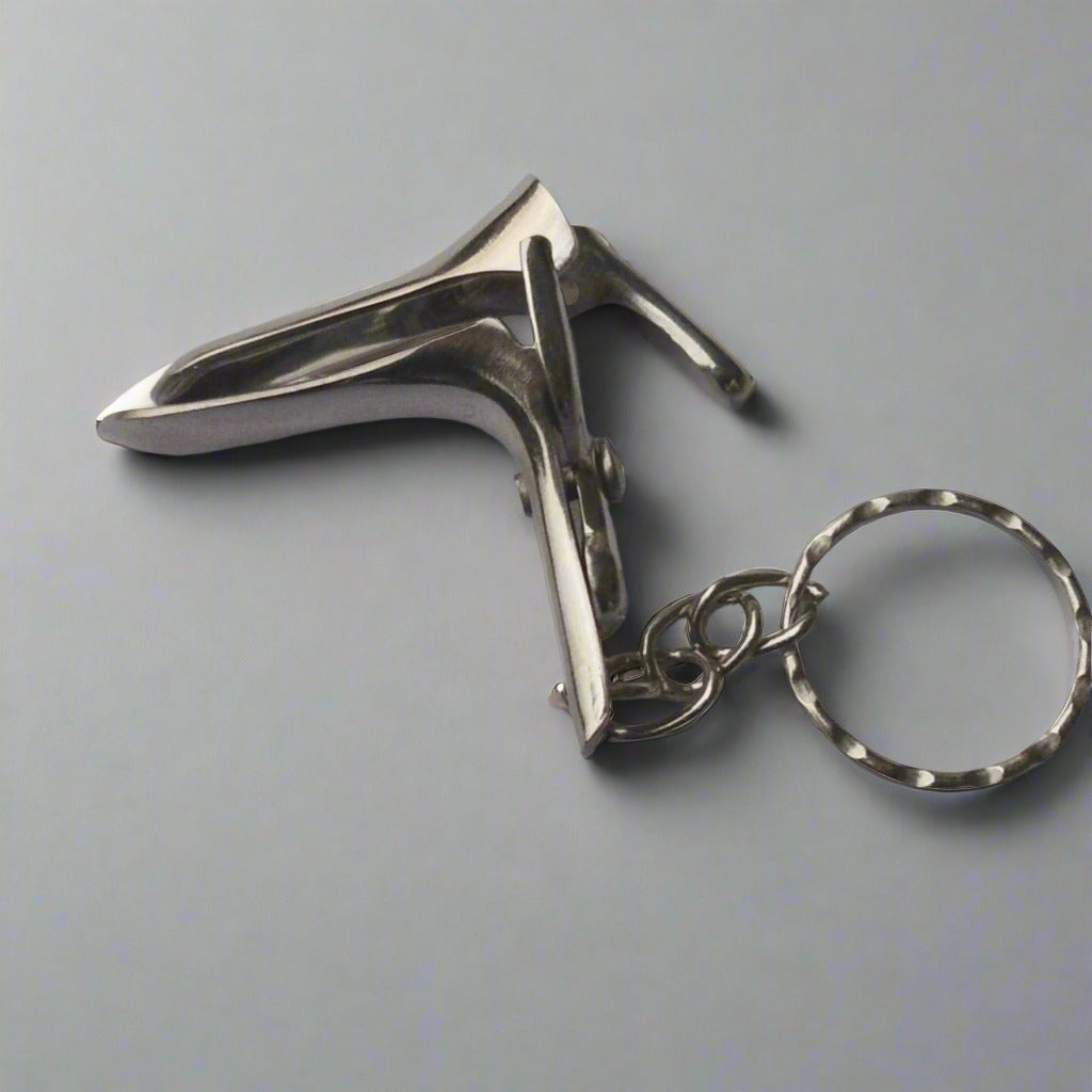 Keychain - Miniature Gynecological Speculum Stainless Steel