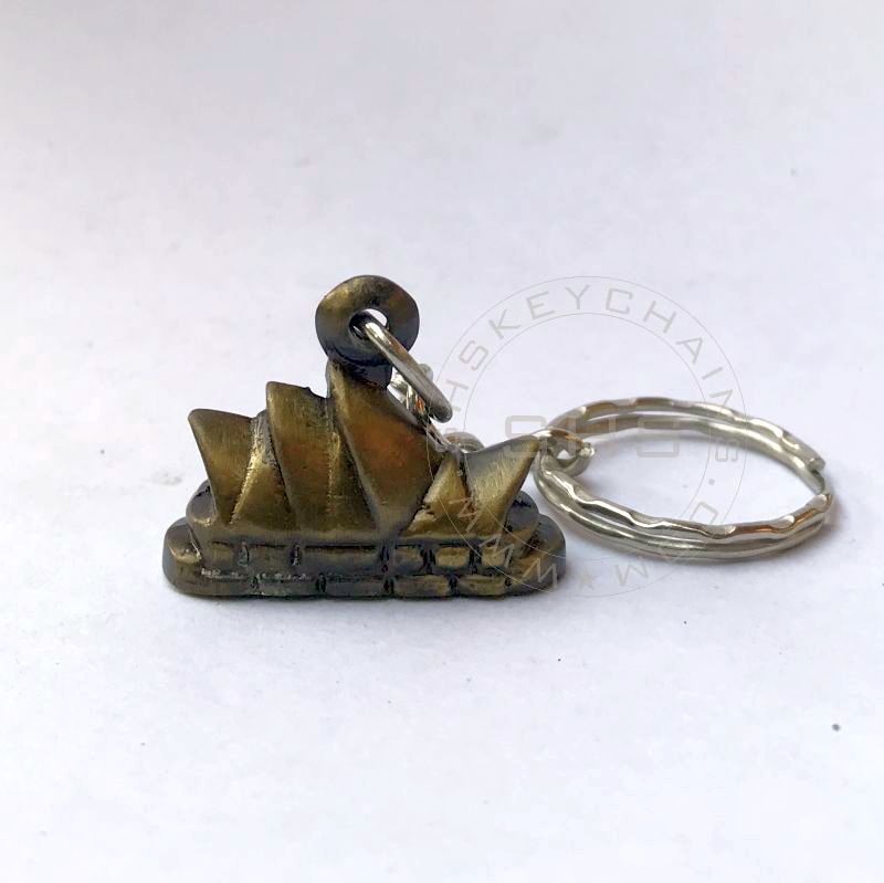 Miniature Opera House Sydney Shaped Keychain