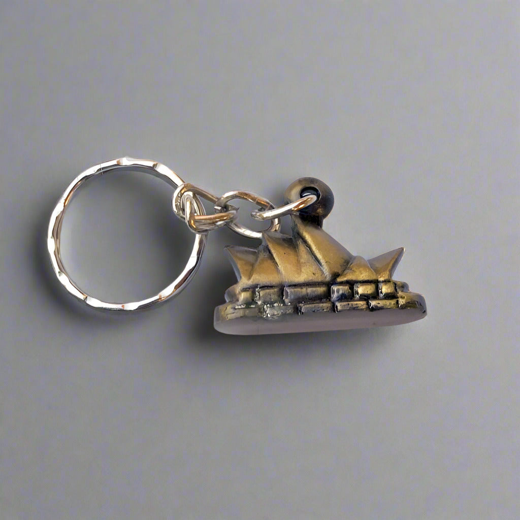 Miniature Opera House Sydney Shaped Keychain