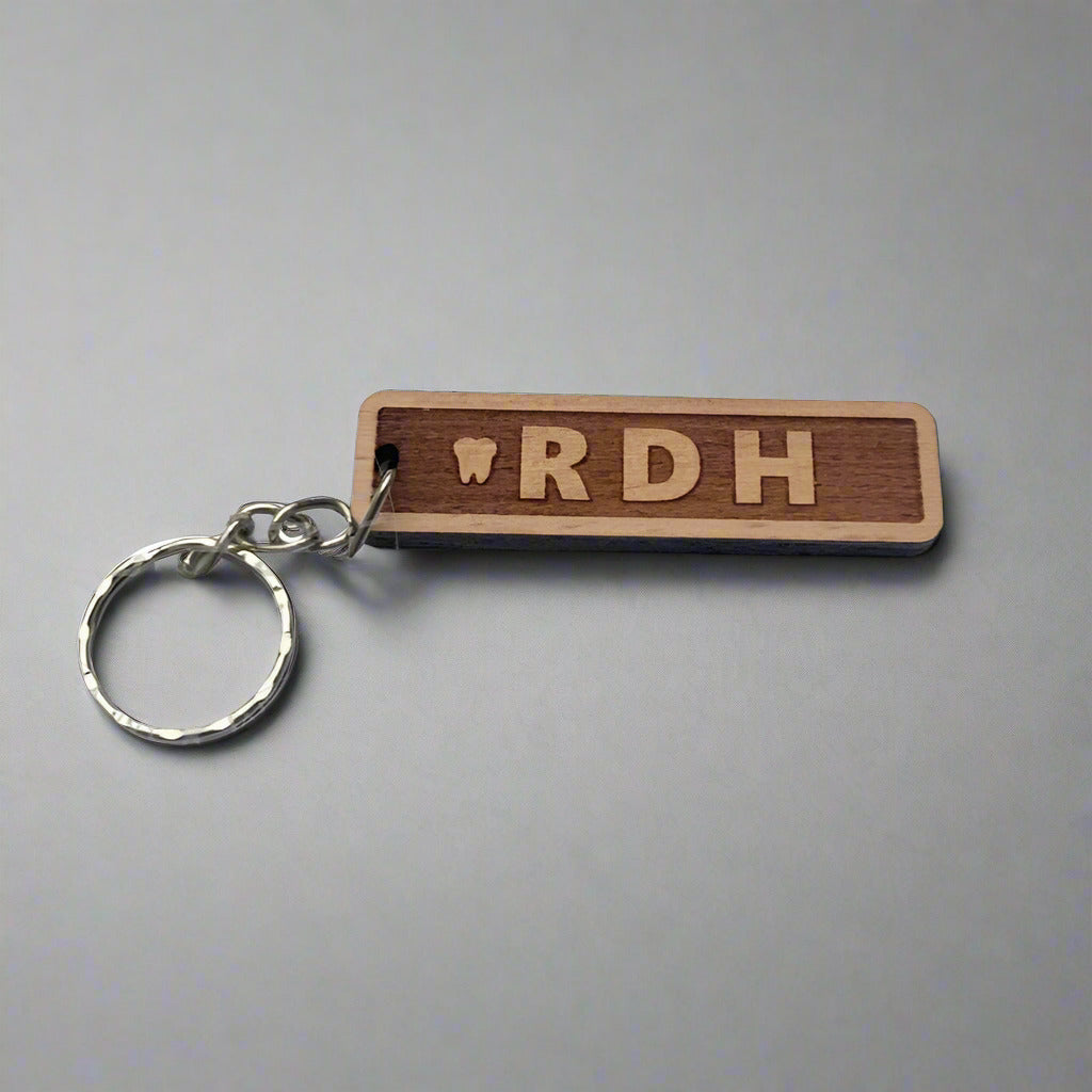 RDH Laser Engraved Wooden keyring