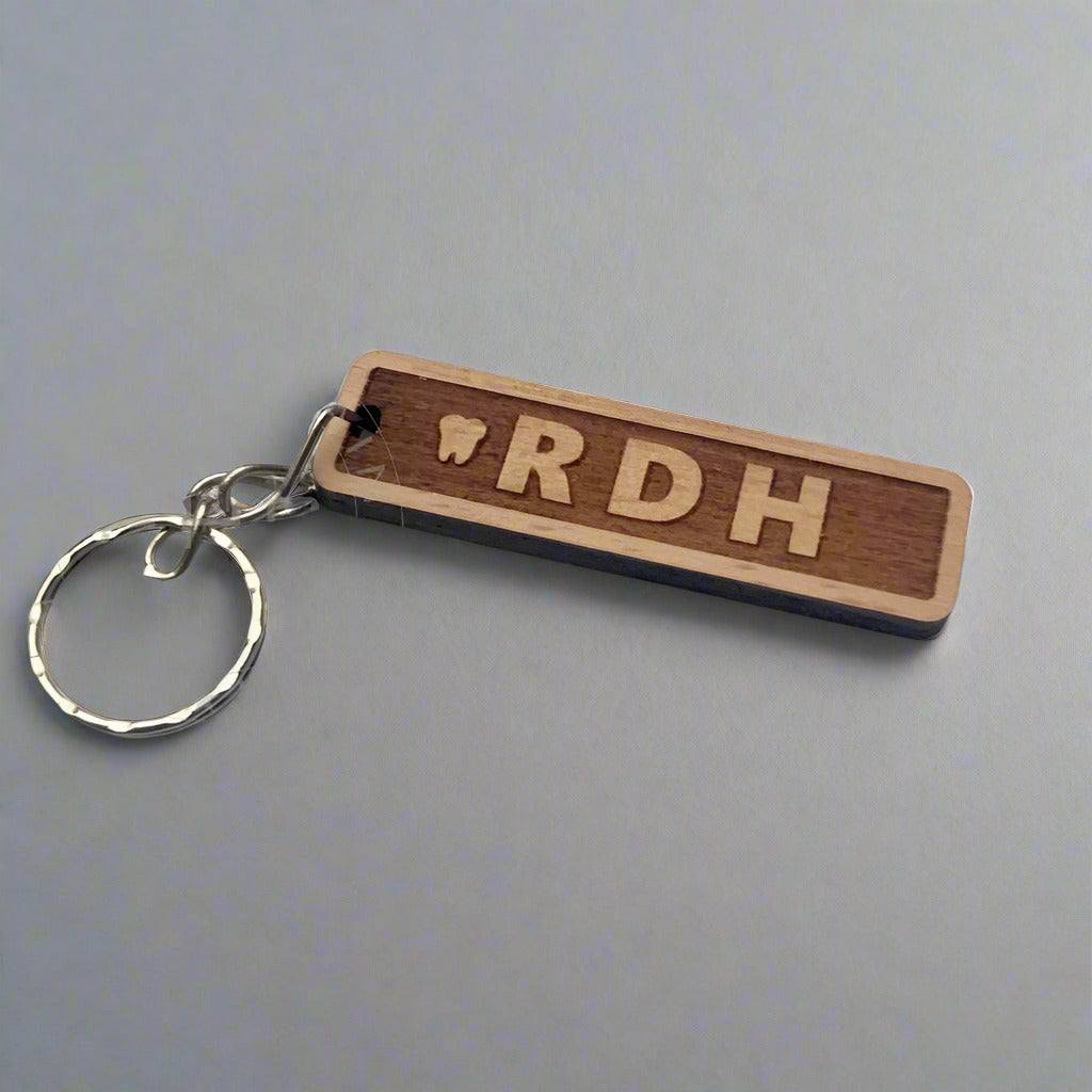 RDH Laser Engraved Wooden keyring