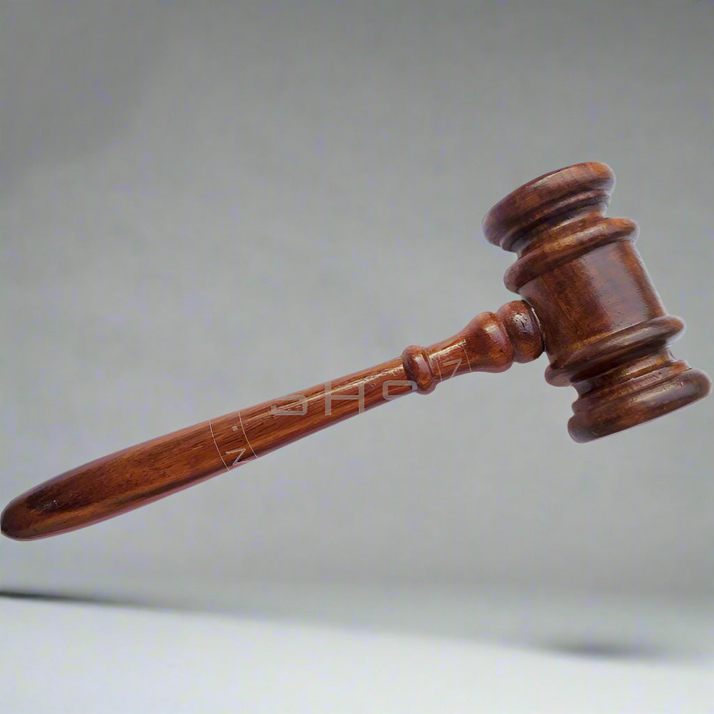 Handcrafted Rosewood Gavel for Law Professionals