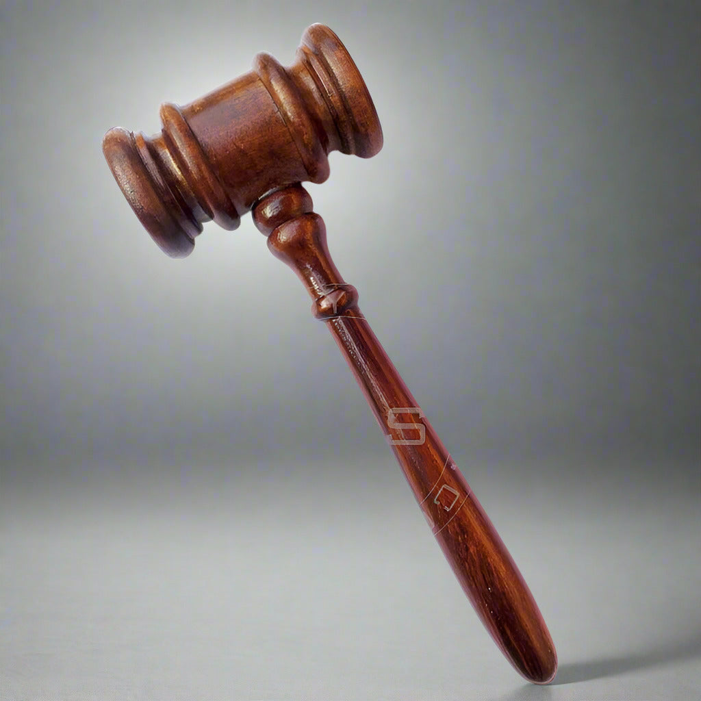 Handcrafted Rosewood Gavel for Law Professionals