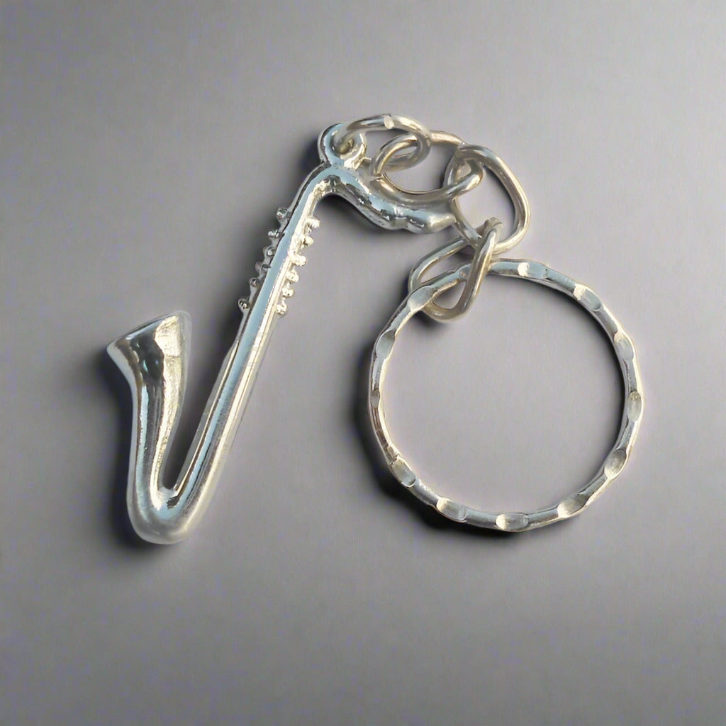 Miniature Saxophone Shaped keychain for Music Lovers