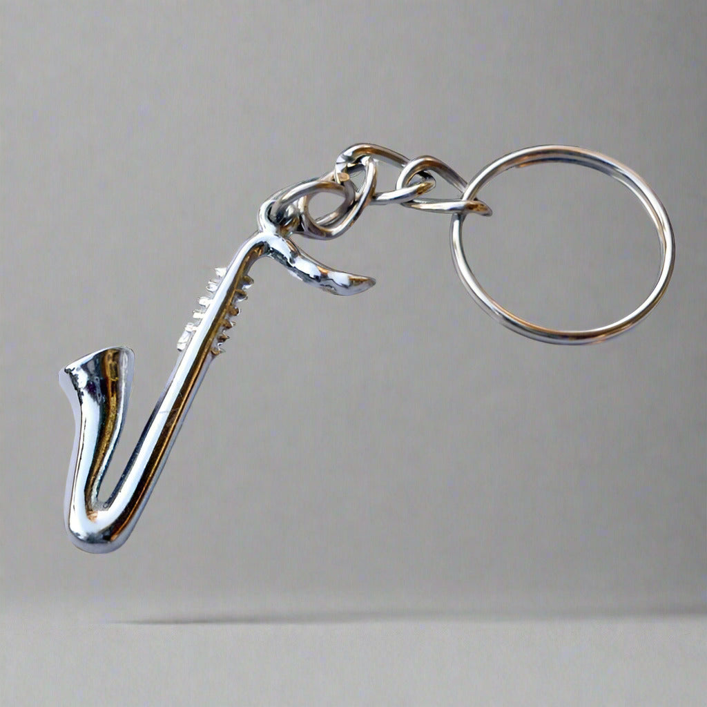Miniature Saxophone Shaped keychain for Music Lovers
