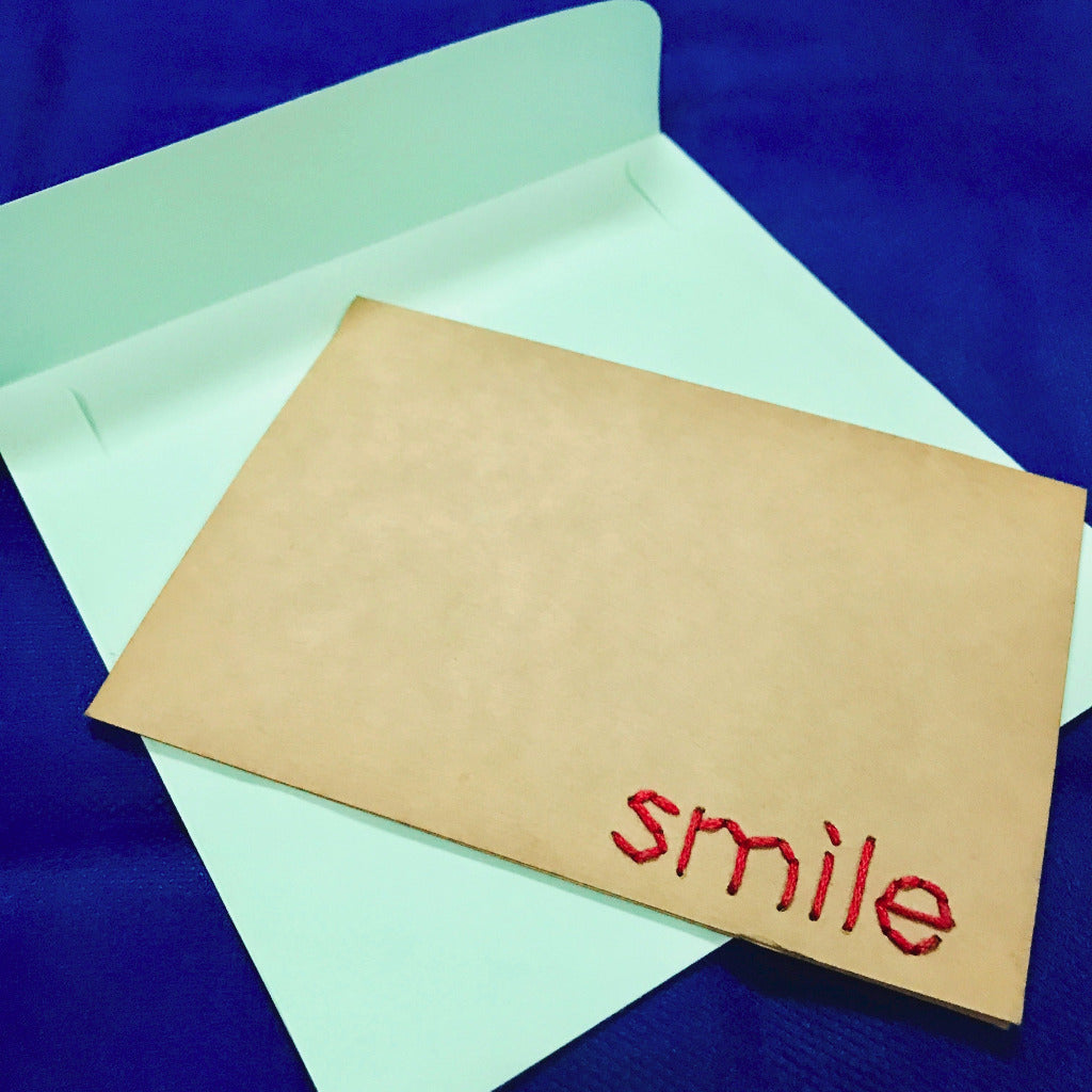 Customized- Hand Embroidered Greeting Cards