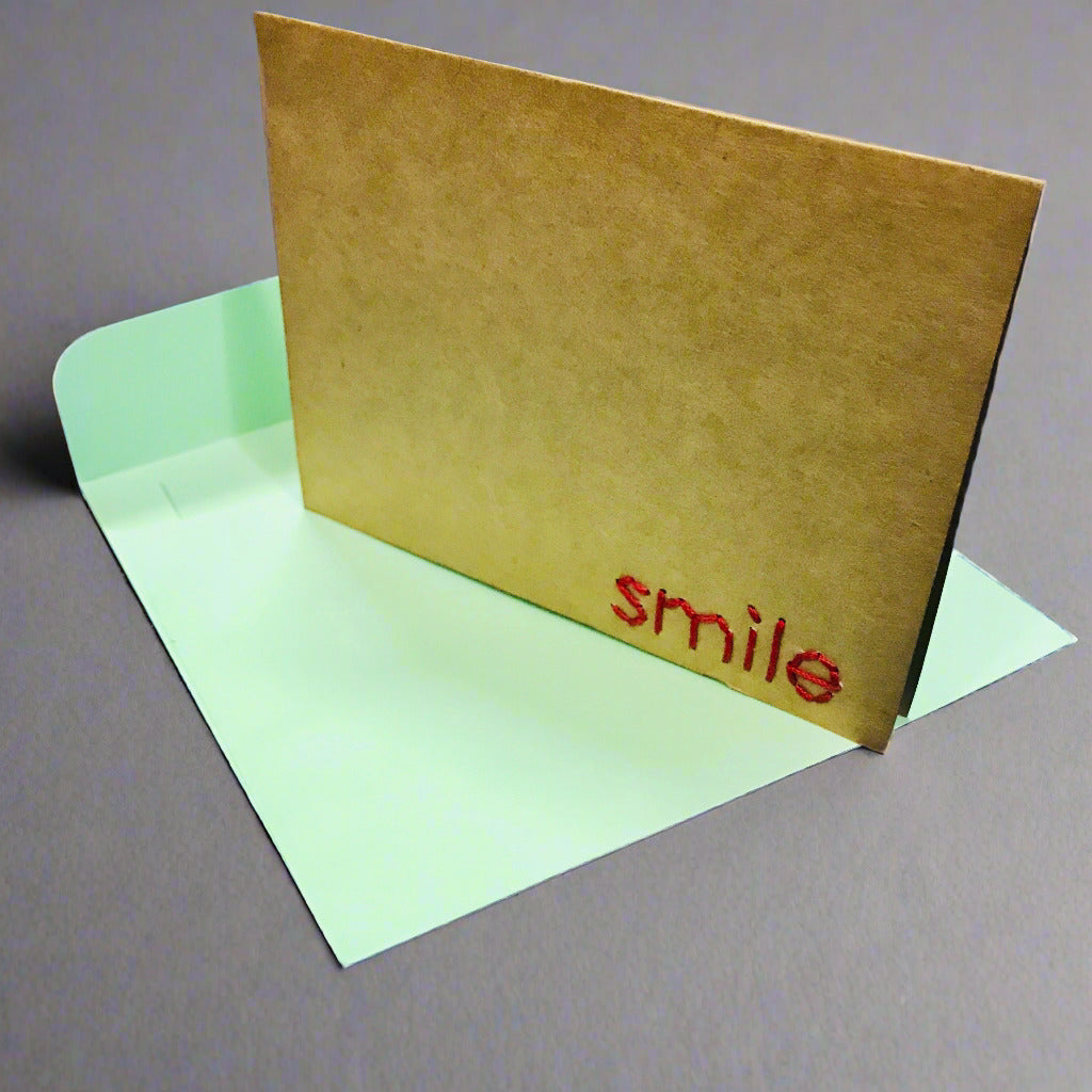 Customized- Hand Embroidered Greeting Cards