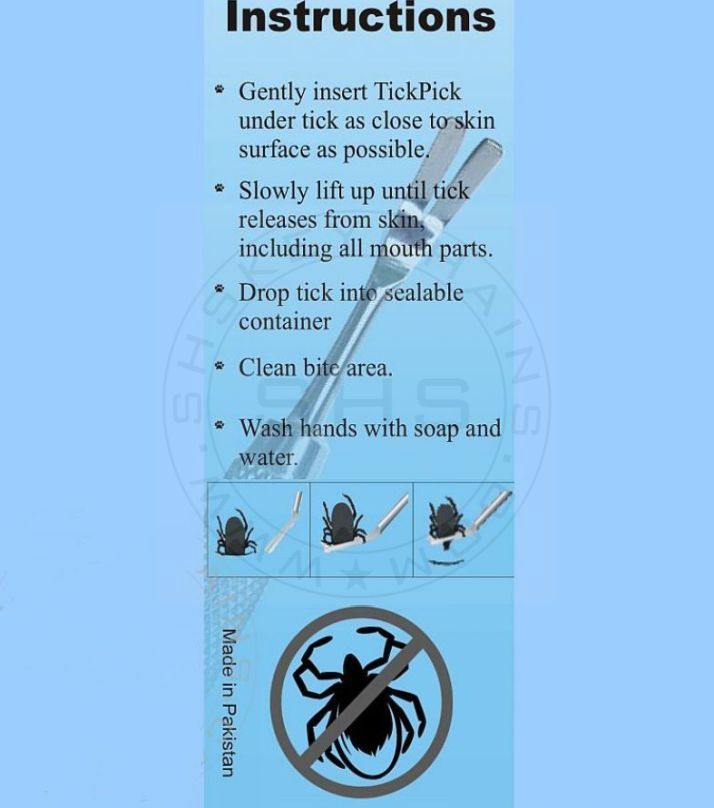 Stainless Steel Tick Removing Tool