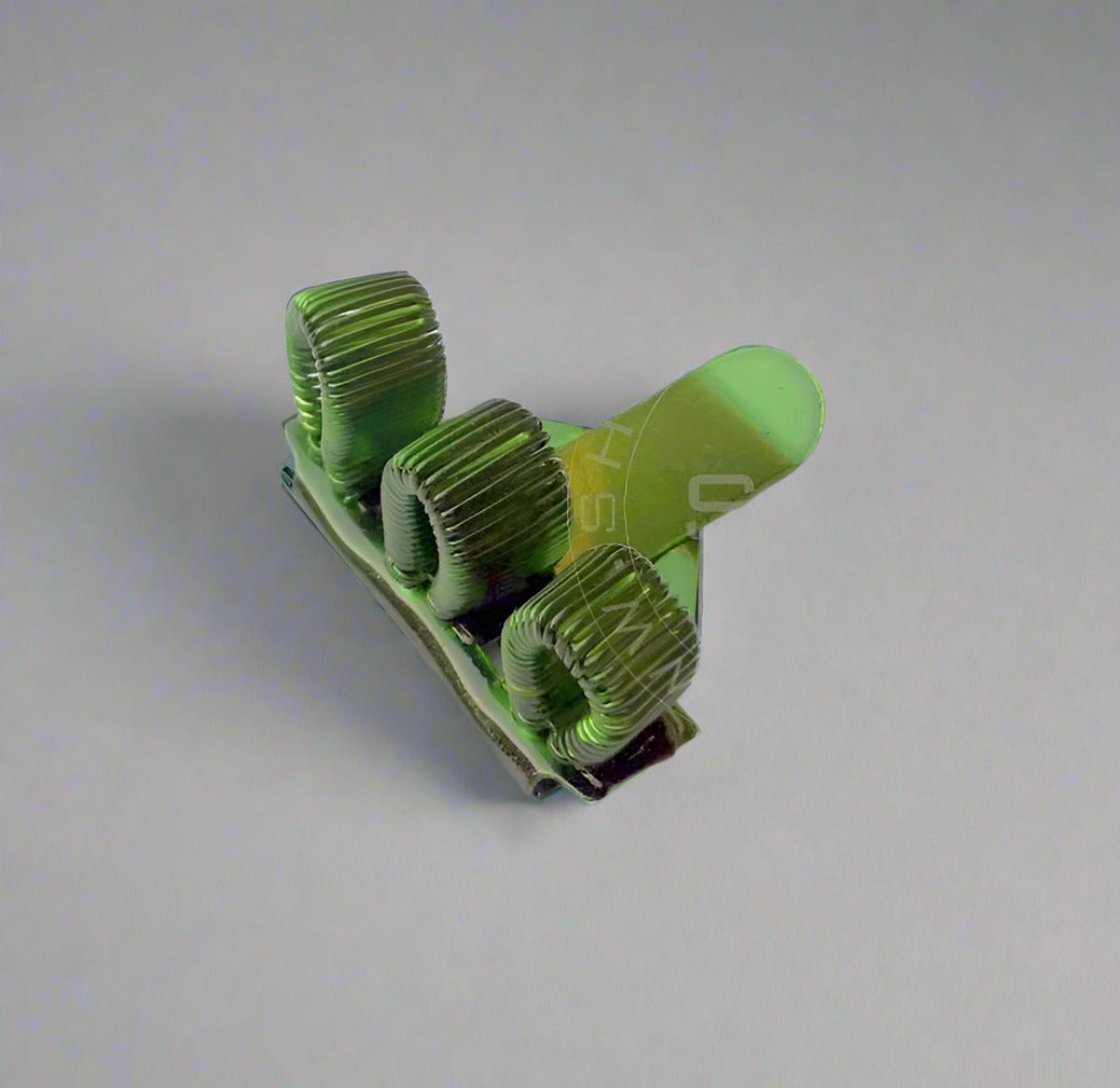 Triple Hole Metal Spring Pen Holder With Pocket Clip