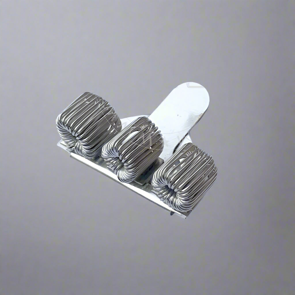 Triple Hole Metal Spring Pen Holder With Pocket Clip