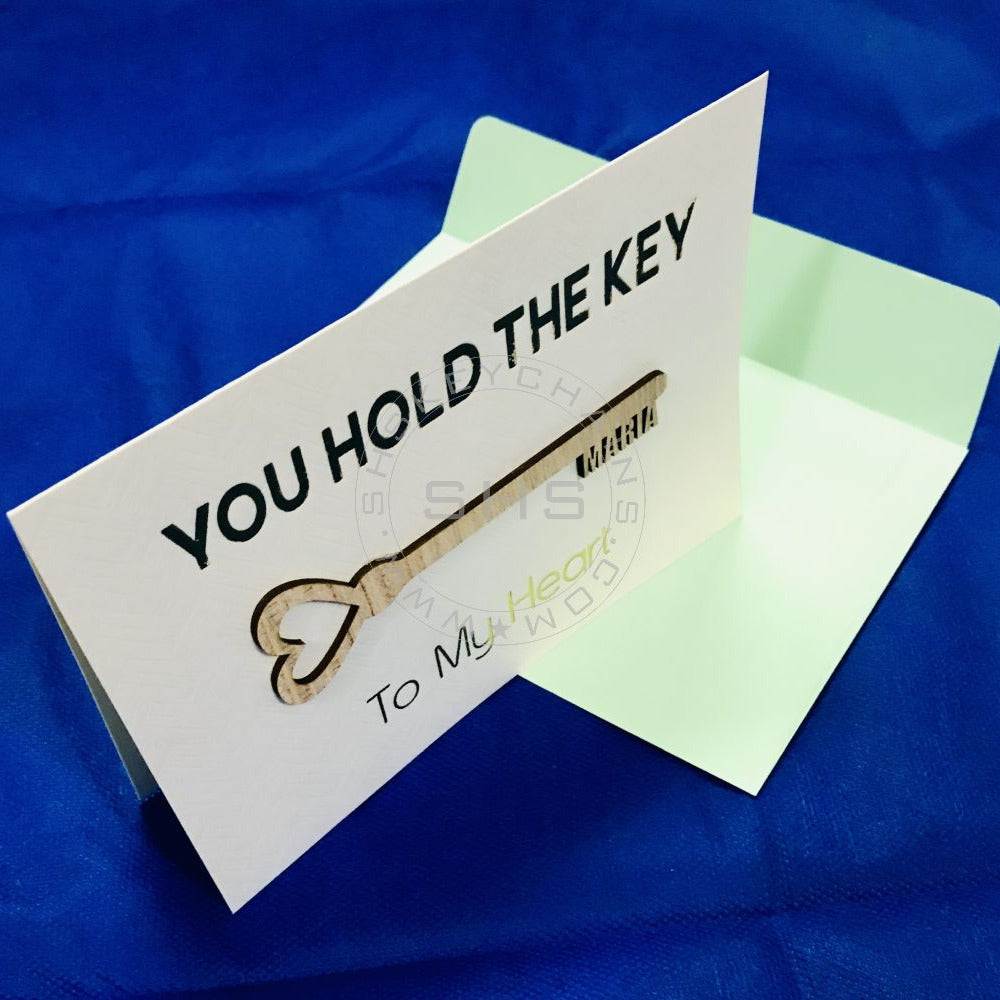 Greeting Card - You hold the Key to my Heart