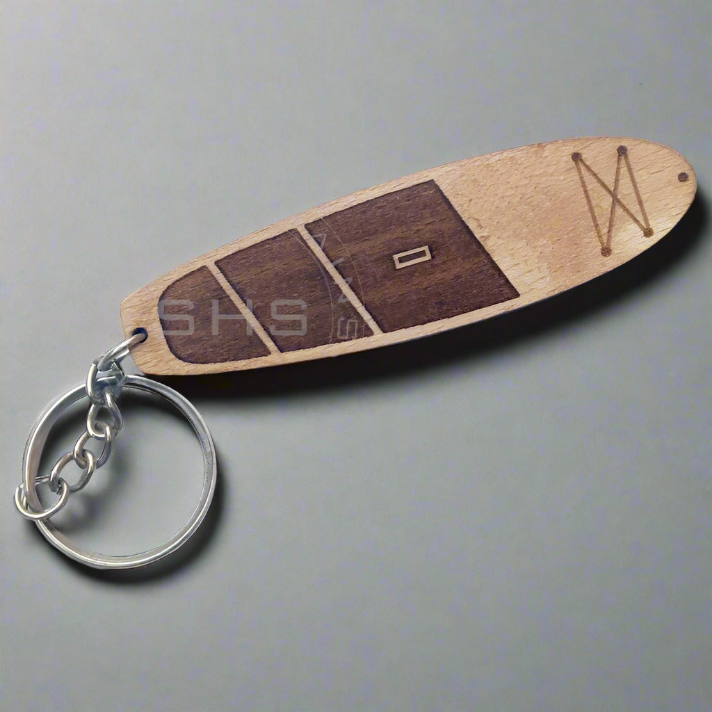 Miniature Surfing Board Keychain