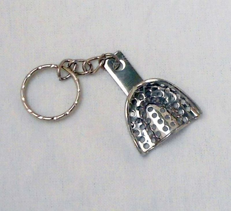 Miniature Impression Tray Keychain Plasma Coated-SS