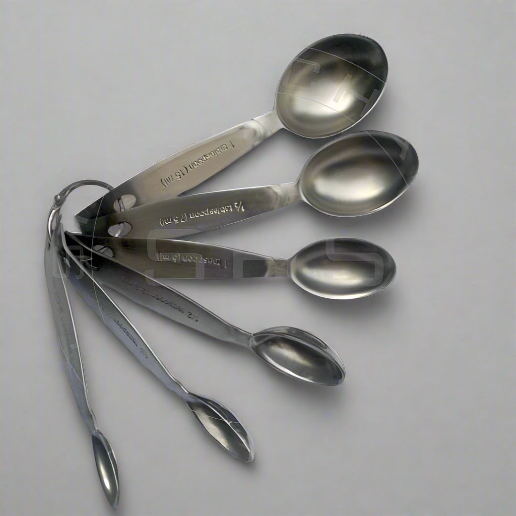 Stainless Steel Measuring Spoons - Set of 6