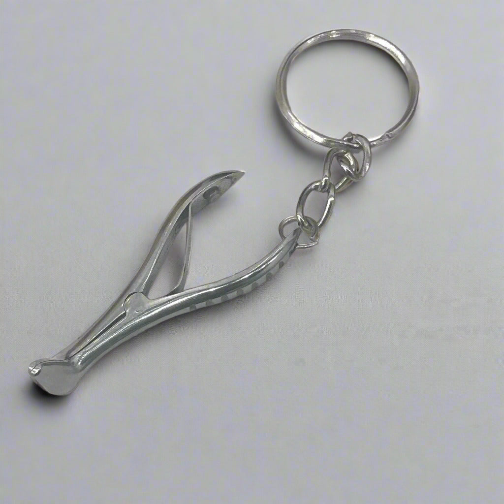 Keychain - Stainless Steel Miniature Nasal Speculum