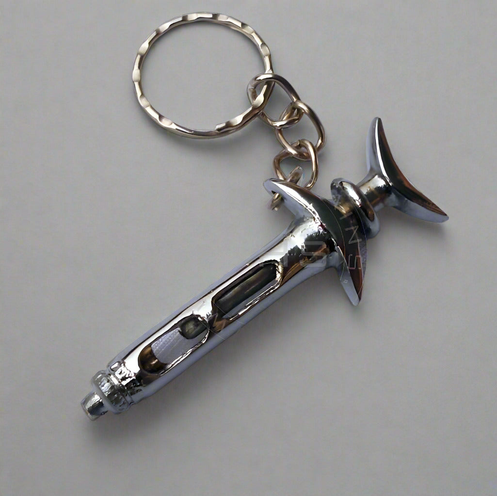 Miniature Dental Syringe Shaped keychain