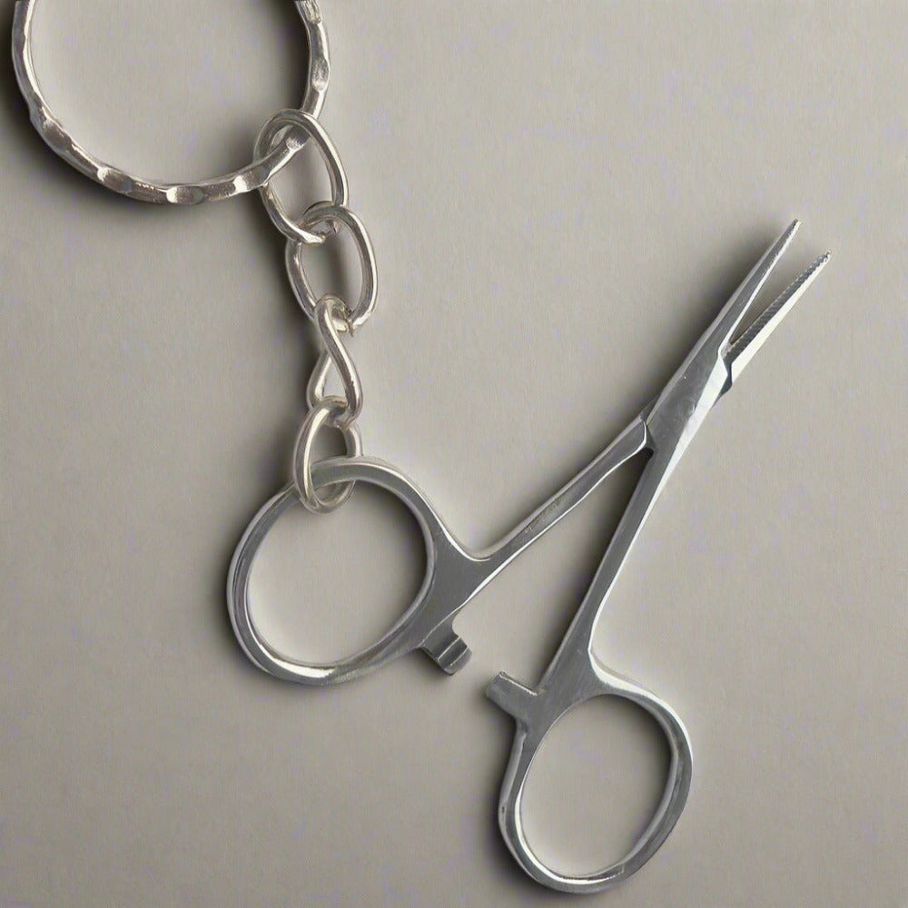 Keyring - Miniature Artery Forceps Stainless Steel
