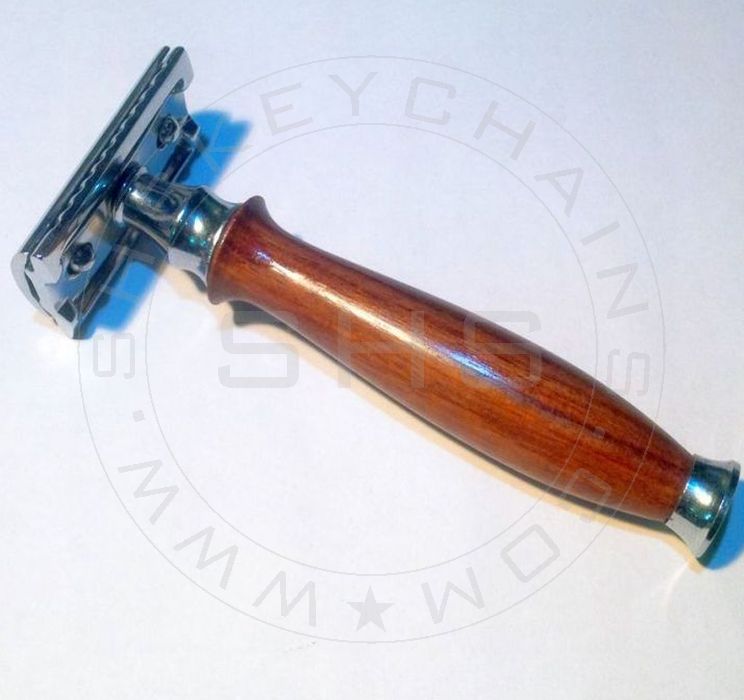 Wooden Handle Novelty Safety Razor for Men