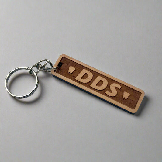 DDS - Wooden keychain for Dentists