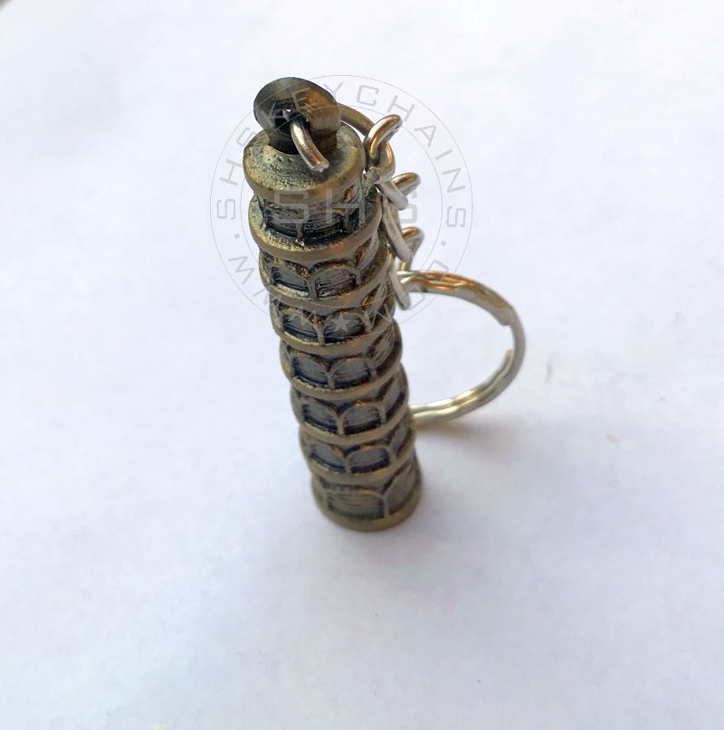 Leaning Tower of Pisa Tourist keychain