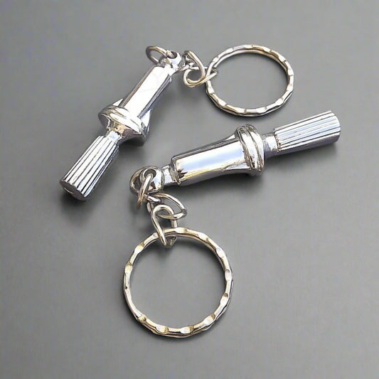 Medical Part Keychain-Silver Plated