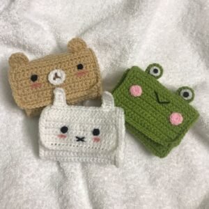 Adorable Handmade Crochet Animal Pouches