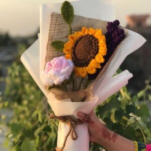 Handcrafted Rustic Floral Bouquet - Whispers of Spring